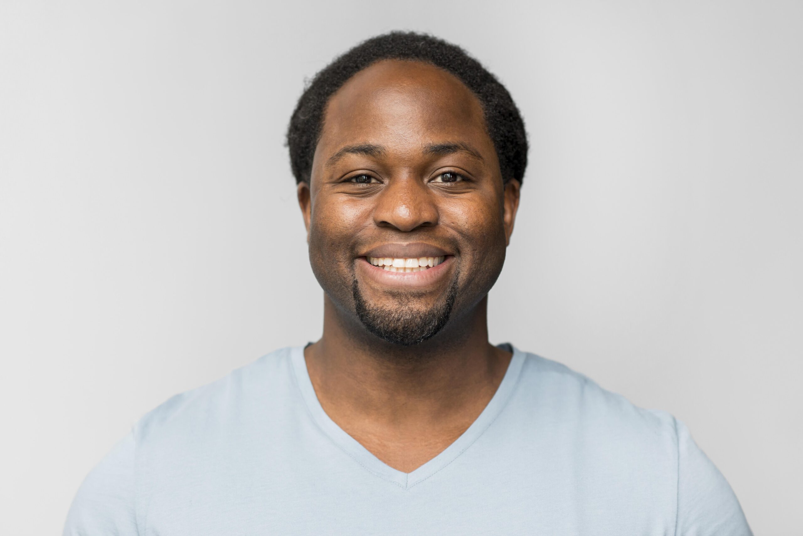 handsome adult male posing